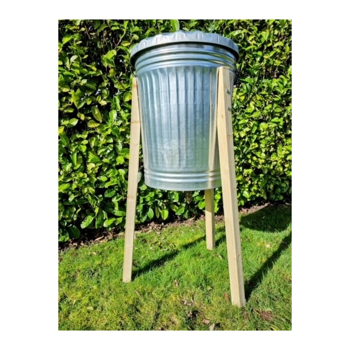 50kg Galvanised Feed Hopper With Spring